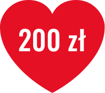 Serduszko Donacji 200 zł